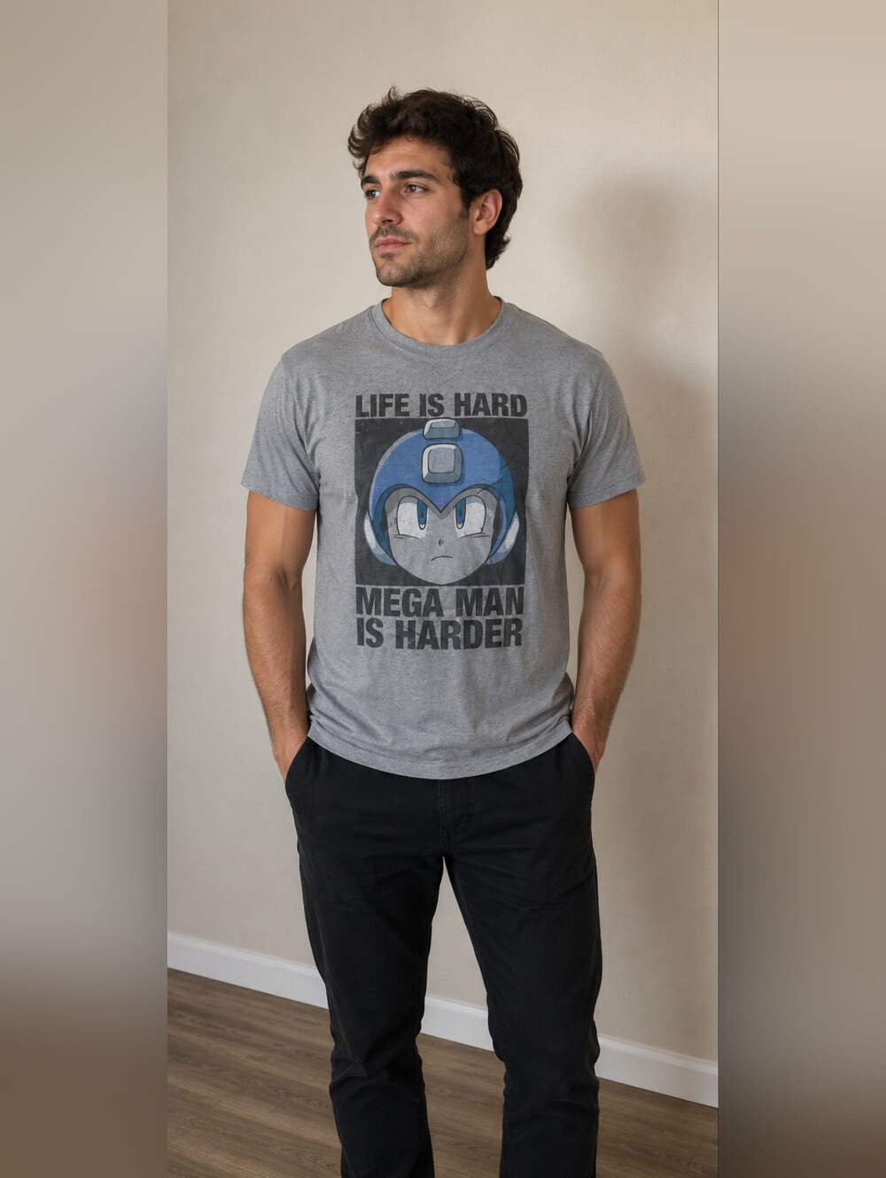 5/25$Gray Graphic Tee